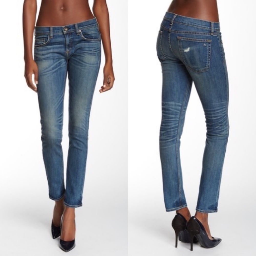 • Rag & Bone • Dre Slim Boyfriend Jeans Ada